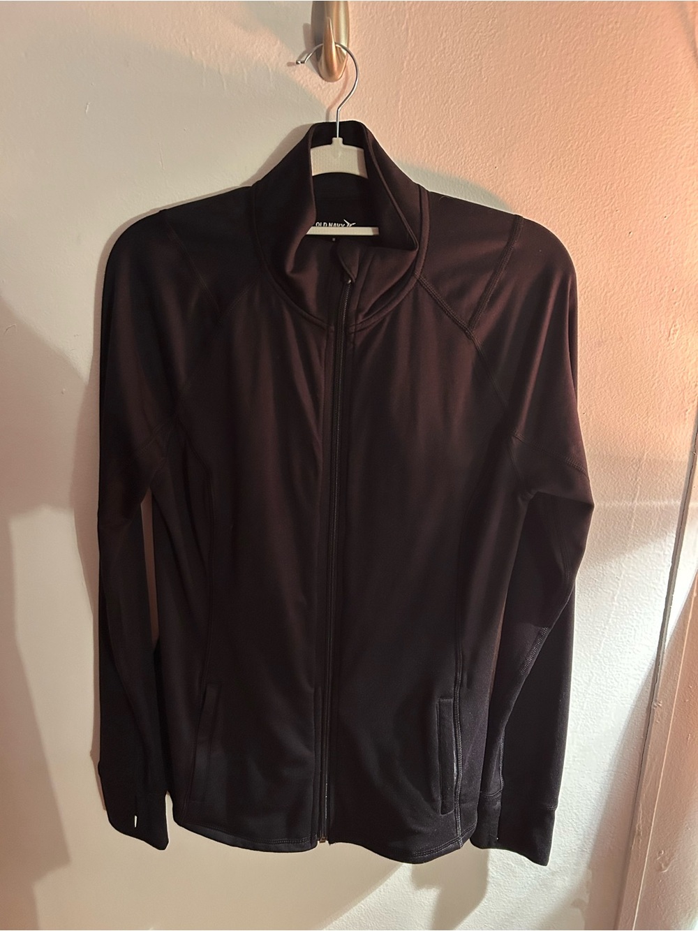 2-Piece Old Navy Women's Black Full-Zip Athletic Jacket and Small Leggings